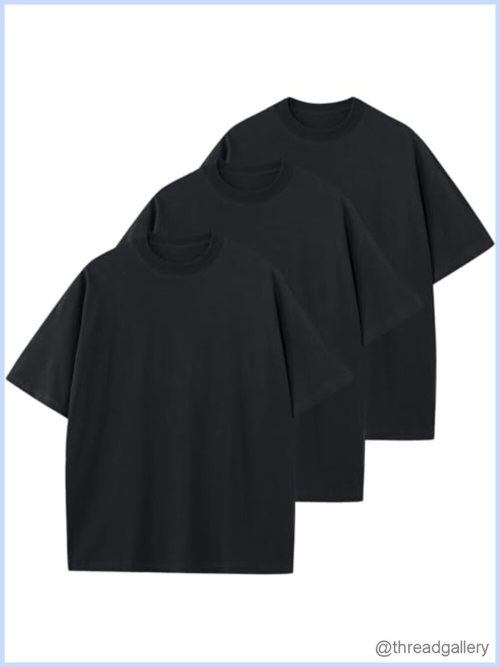 Oversized Cotton T-Shirt Short Sleeve Crew Neck Loose Unisex Basic Tee